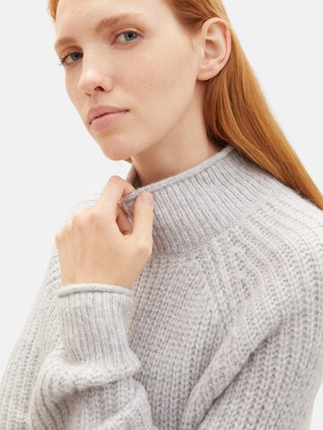 TOM TAILOR DENIM Pullover in Grau