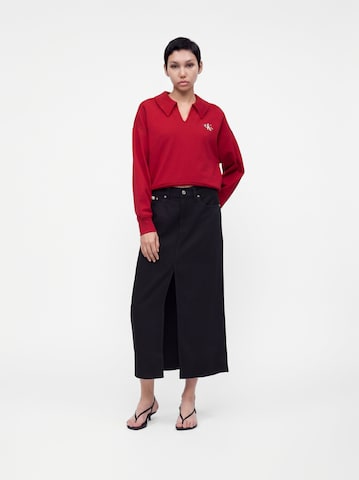 Felpa di Calvin Klein Jeans in rosso