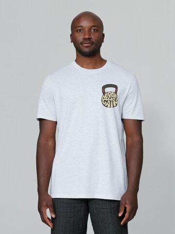 T-Shirt ' No Pain, no Gain 01 ' Watapparel en gris : devant
