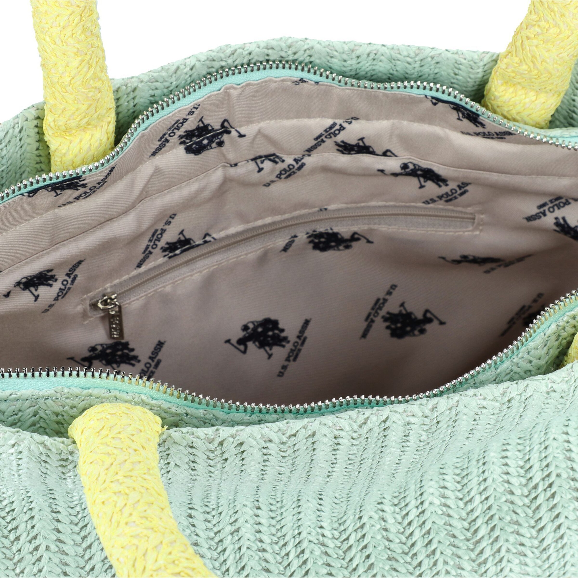 U.S. POLO ASSN. Schultertasche in Grün
