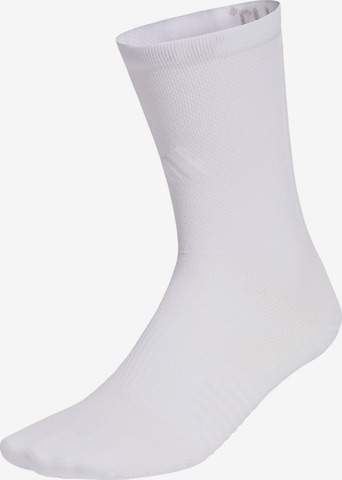 ADIDAS PERFORMANCE Athletic Socks in White: front