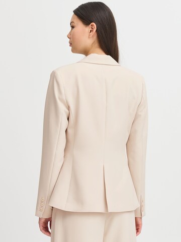 Coupe slim Blazer 'Lexi' ICHI en beige