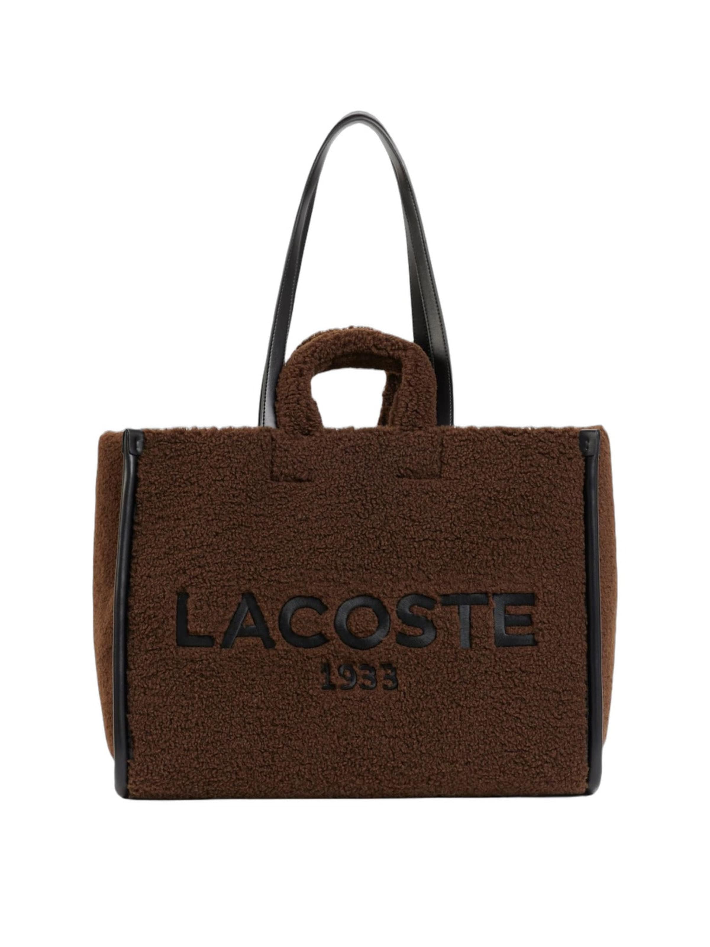 LACOSTE - Shopper 'Heritage' en marrón: frente