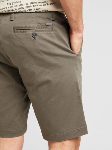 Bruun & Stengade Regular Chino Pants 'Gerhard' in Green