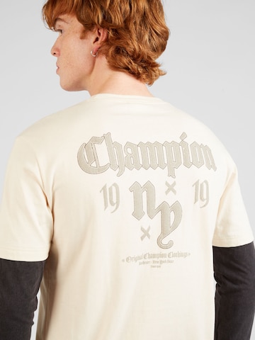 Champion Authentic Athletic Apparel Μπλουζάκι 'Pop Punk' σε κίτρινο