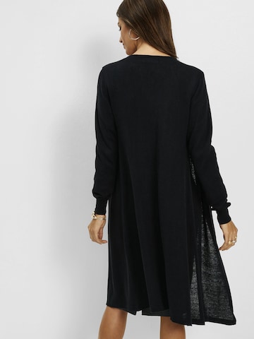 bonprix Strickjacke in Schwarz