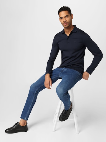 BOSS Black Shirt 'Pado 30' in Blau