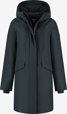 Travelin Vinterfrakke 'Linea' i sort: forside