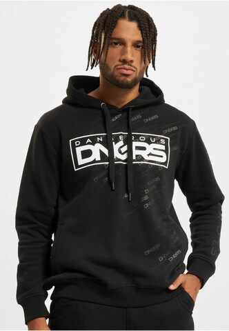 Dangerous DNGRS Sweatshirt in Schwarz: Vorderseite