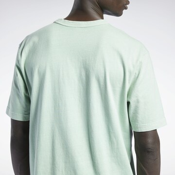 T-Shirt 'Classics Natural Dye' Reebok en vert