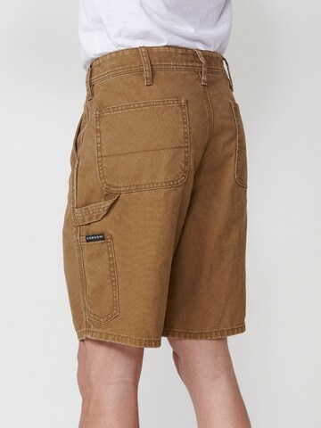 KOROSHI Regular Jeans in Brown
