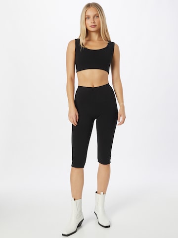 Femme Luxe Sweatsuit 'DAVINA' in Black: front