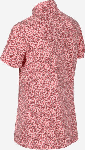 REGATTA Athletic Button Up Shirt 'Mindano VII' in Red