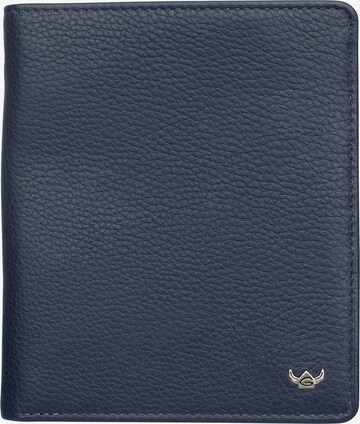 GOLDEN HEAD Wallet 'Capri' in Blue: front