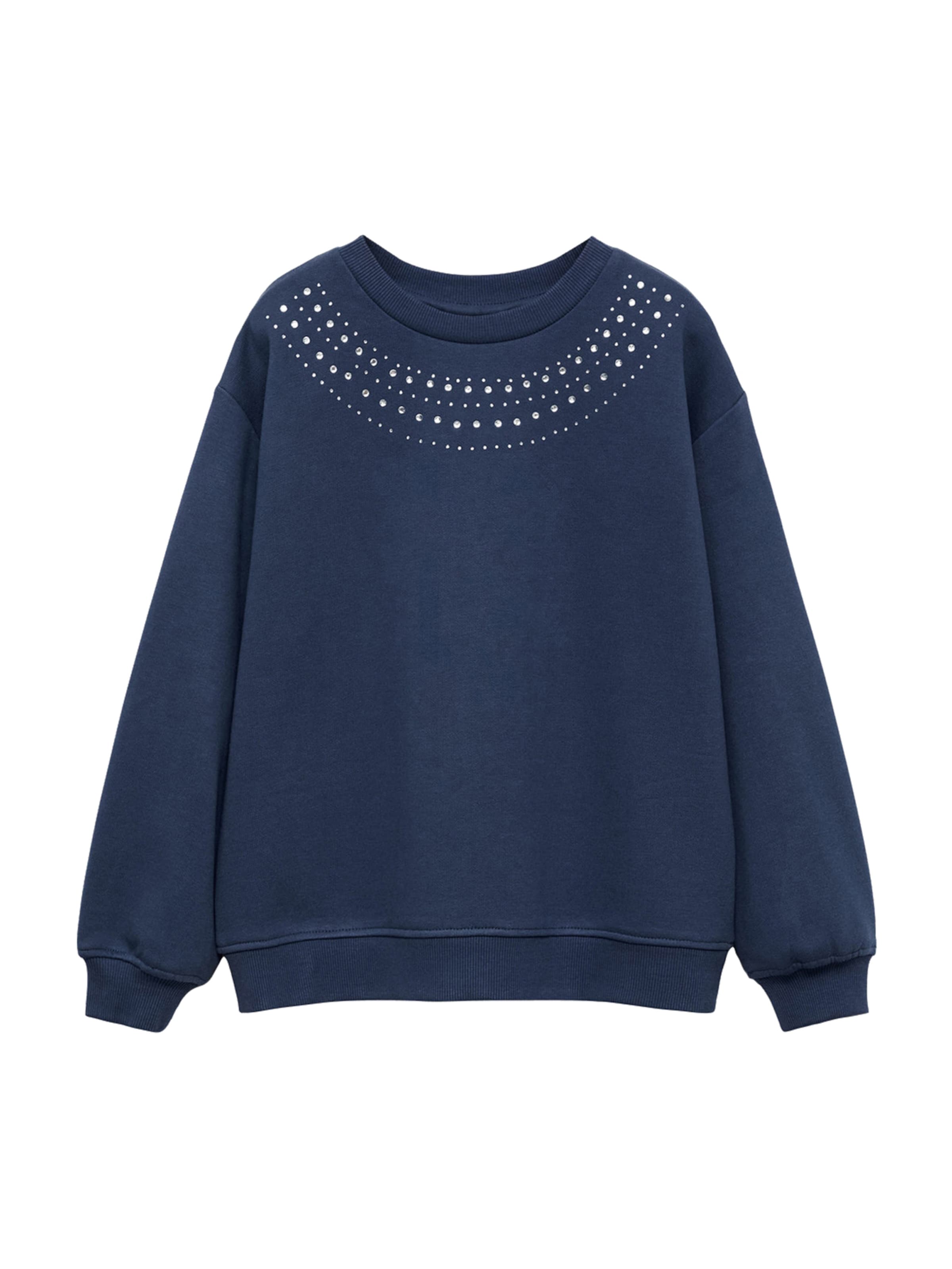 MANGO KIDS Mikina – modrá: přední strana