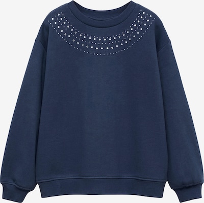 MANGO KIDS Sweater majica u morsko plava / srebro, Pregled proizvoda