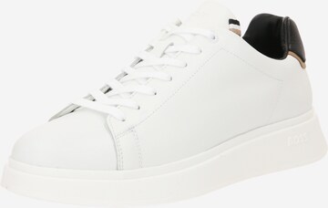 BOSS - Zapatillas deportivas bajas 'Bulton' en blanco: frente