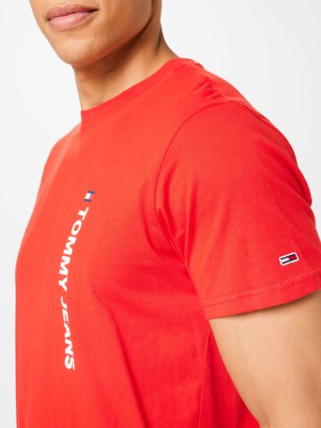 Tommy Jeans Tričko - Červená