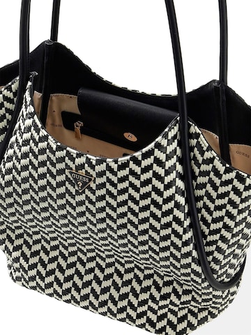 GUESS Schultertasche 'TESSI'‌‌‌‌‌‌‌ in Schwarz