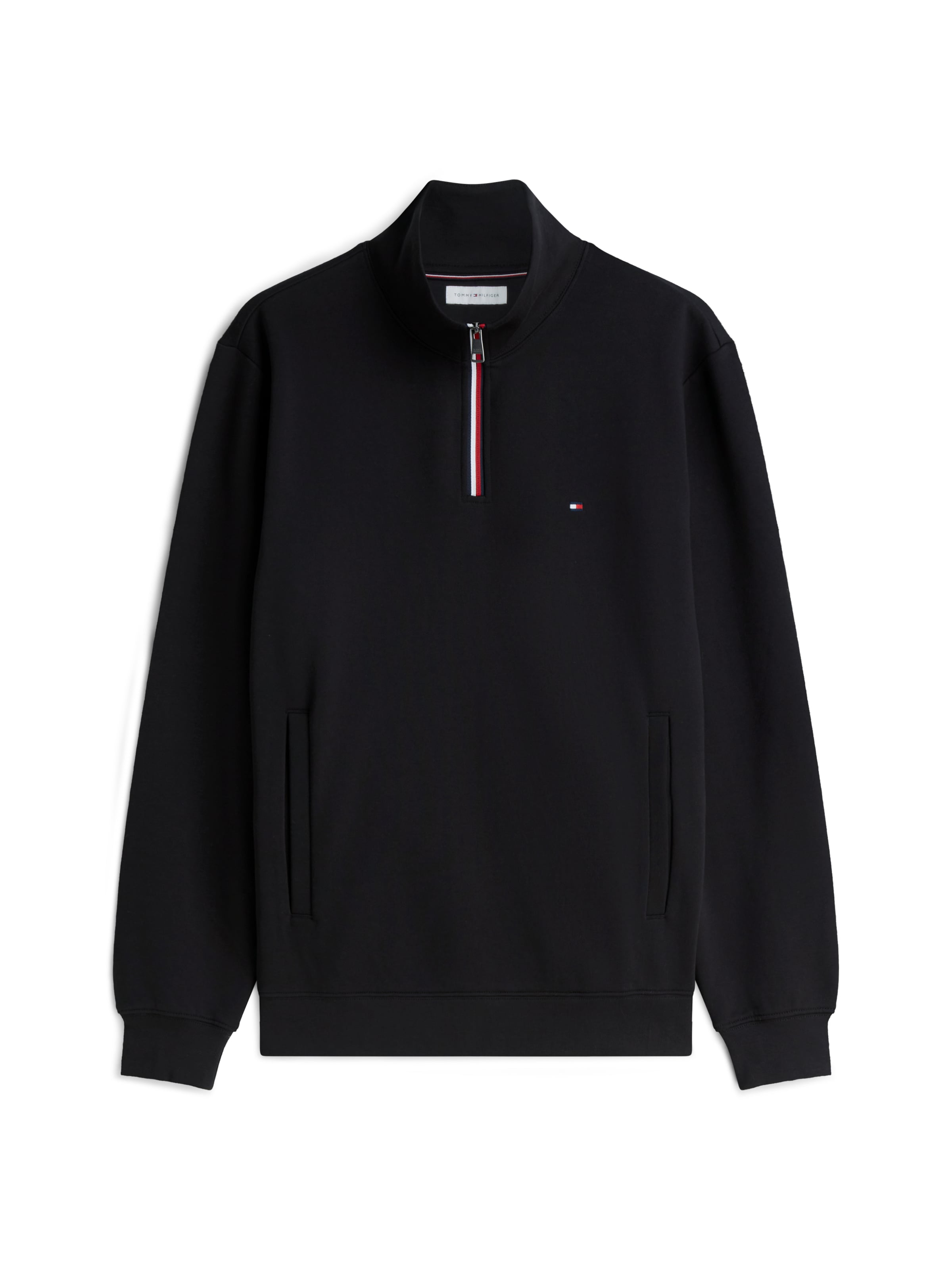 TOMMY HILFIGER Sweatshirt in Schwarz: Vorderseite