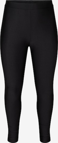 Zizzi Skinny Leggings - fekete: elől