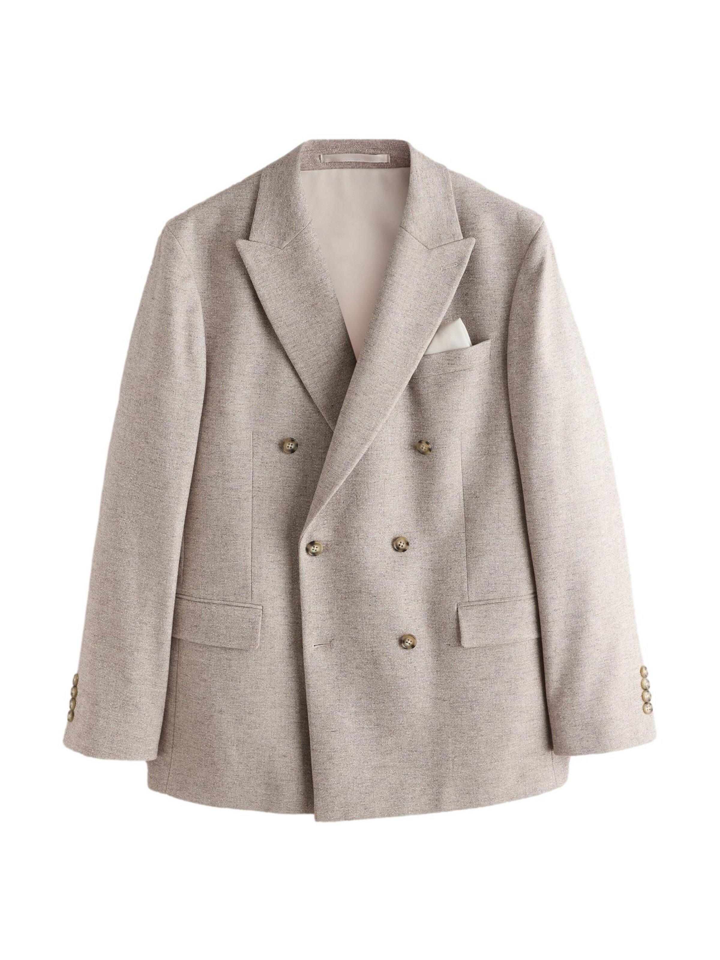 Coupe regular Veste de costume Next en gris : devant