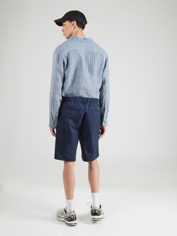 Calvin Klein Jeans Свободный крой Брюки со складками в Синий