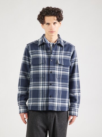 Coupe regular Chemise 'Gunray' DRYKORN en bleu : devant