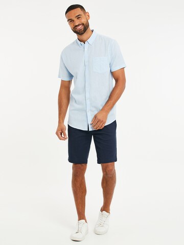 Threadbare Regular fit Πουκάμισο 'Dragon' σε μπλε