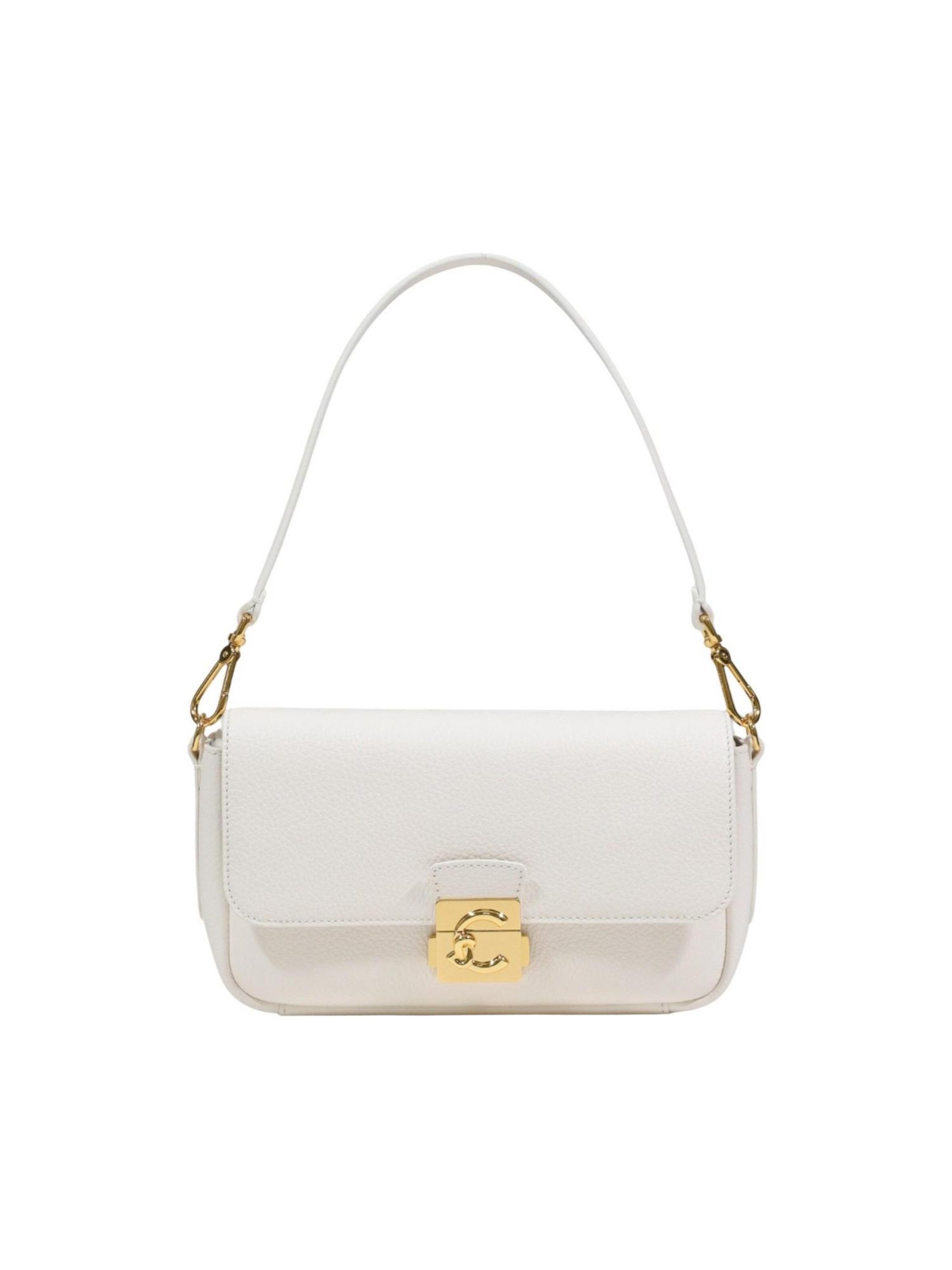 Coccinelle Bolso de hombro 'E1 U4K 12 02 01 - C-ME LOCK' en One Size en blanco natural, Vista del producto