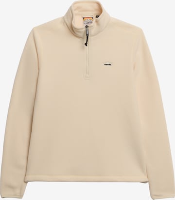 Pull-over Superdry en beige : devant