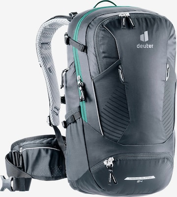 DEUTER Sports Backpack 'Trans Alpine 24' in Black: front