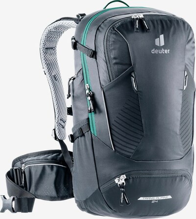 DEUTER Sports Backpack 'Trans Alpine 24' in Turquoise / Smoke grey / Black / White, Item view