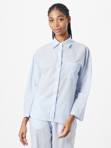 Lindex Slaapshirt in Blauw: voorkant