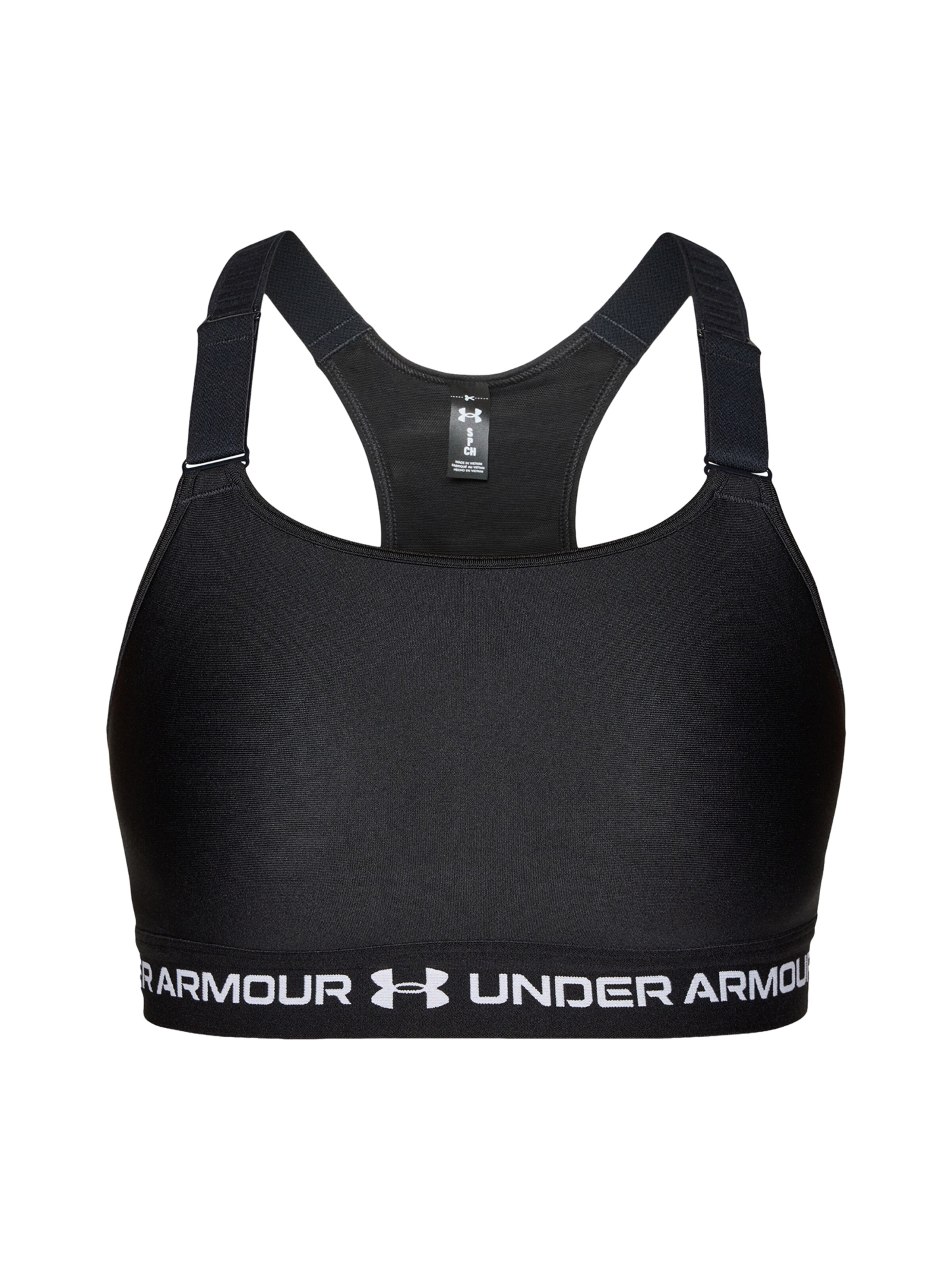 UNDER ARMOUR Αθλητικό σουτιέν σε μαύρο: μπροστά