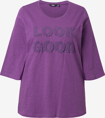 Ulla Popken Shirt in Lila: voorkant