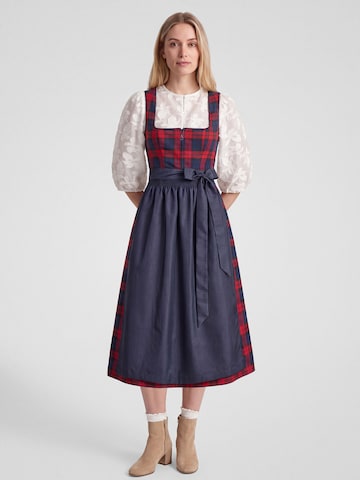 SPIETH & WENSKY Dirndl 'Korsika' in Blue: front