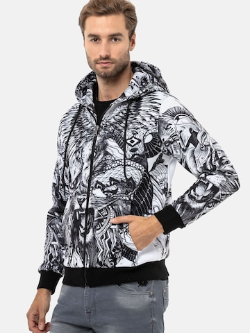 Veste de survêtement CIPO & BAXX en blanc