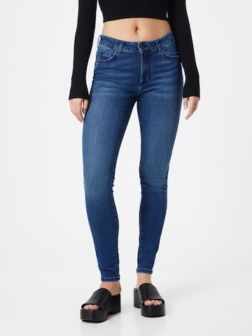 MUSTANG Skinny Jeans 'Shelby' in Blauw: voorkant