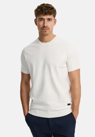 INDICODE JEANS Sweater 'Vasko' in White: front