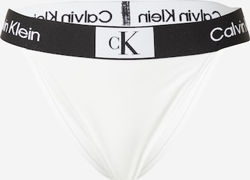 Calvin Klein Swimwear Bikinibroek 'CHEEKY' in Wit: voorkant