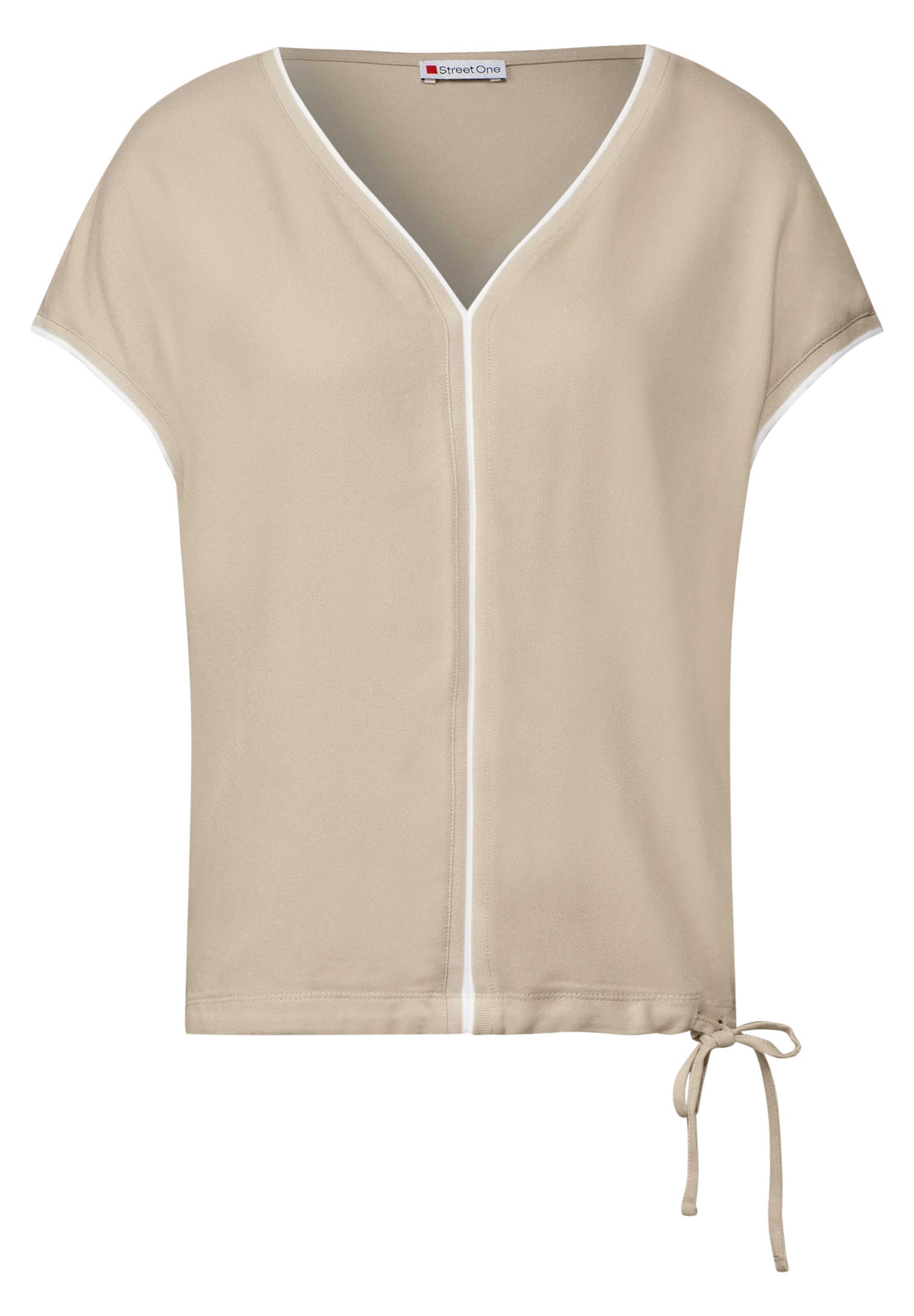 STREET ONE Shirt in Beige: front