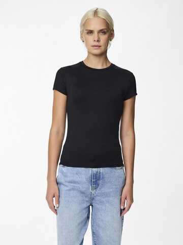 PIECES Shirt in Black: front