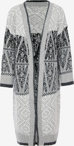 Jalene - Casaco de malha em cinzento: frente