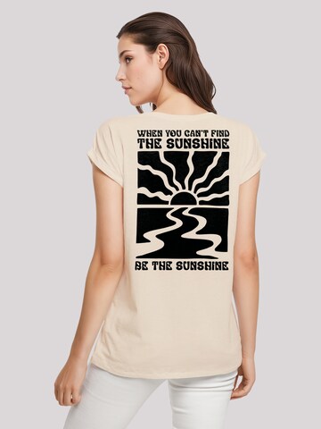 F4NT4STIC T-Shirt 'Be The Sunshine' in Beige: Vorderseite