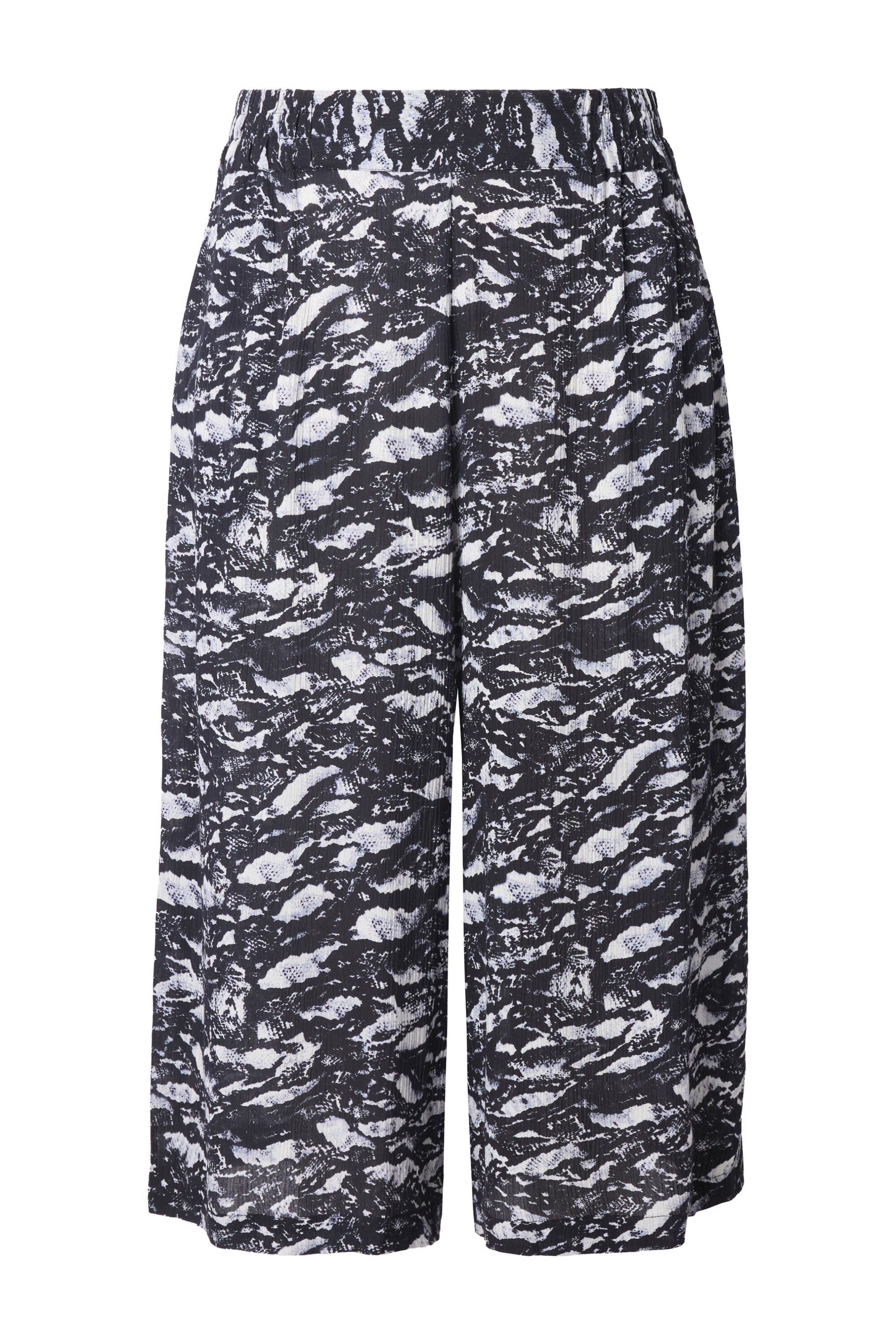 Studio Untold Wide leg Broek in Blauw: voorkant