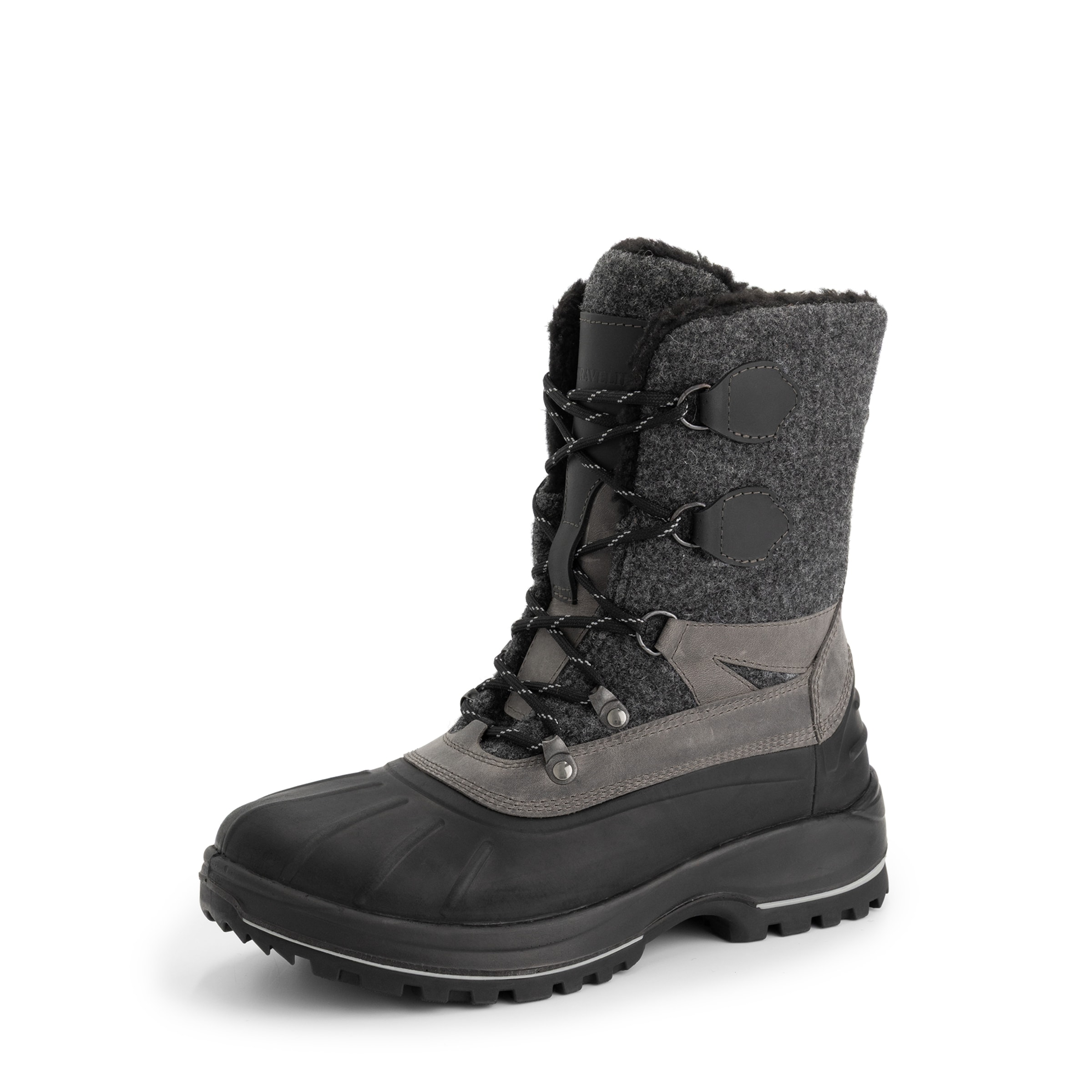 Travelin Boots in Zwart: voorkant