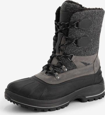 Travelin Boots in Zwart: voorkant