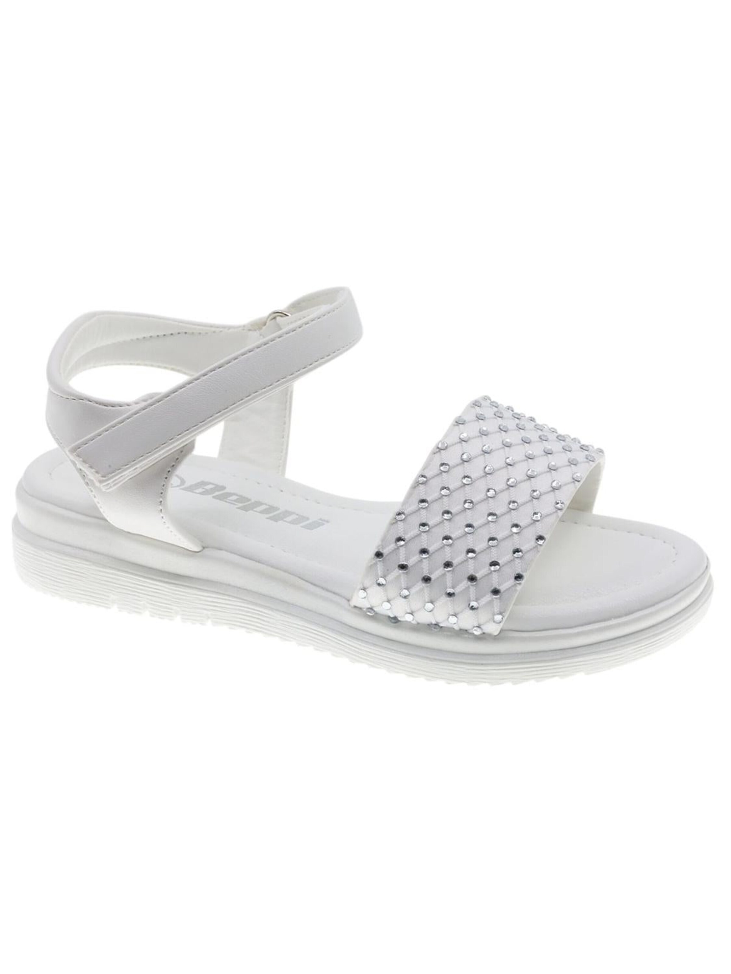 Beppi Sandale 'Casual Sandal'‌‌‌‌‌ in Weiß: Vorderseite