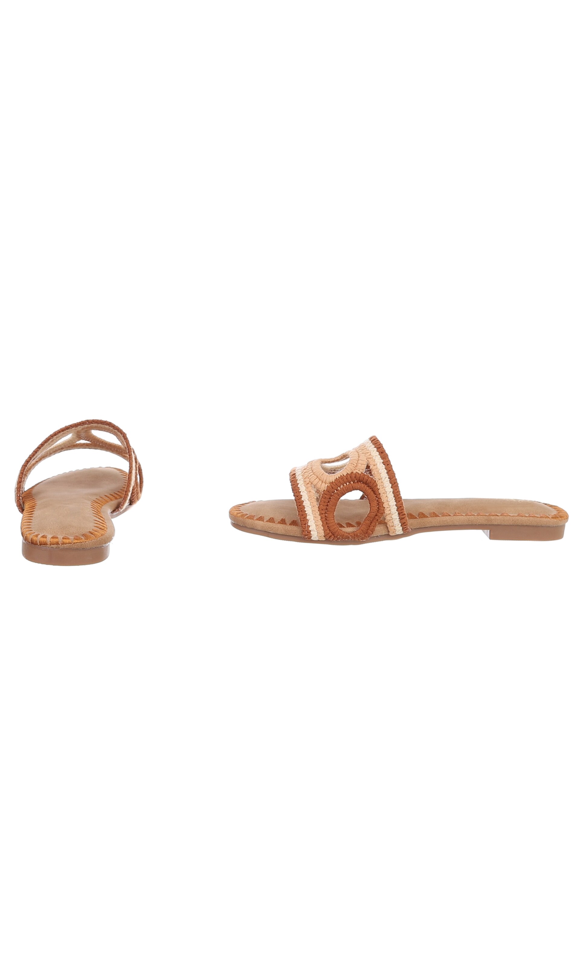 Ital-Design Pantolette in Braun